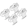 Kit de montaj pentru bare Alumia, Quadra, Silenzio - C129 - Volkswagen