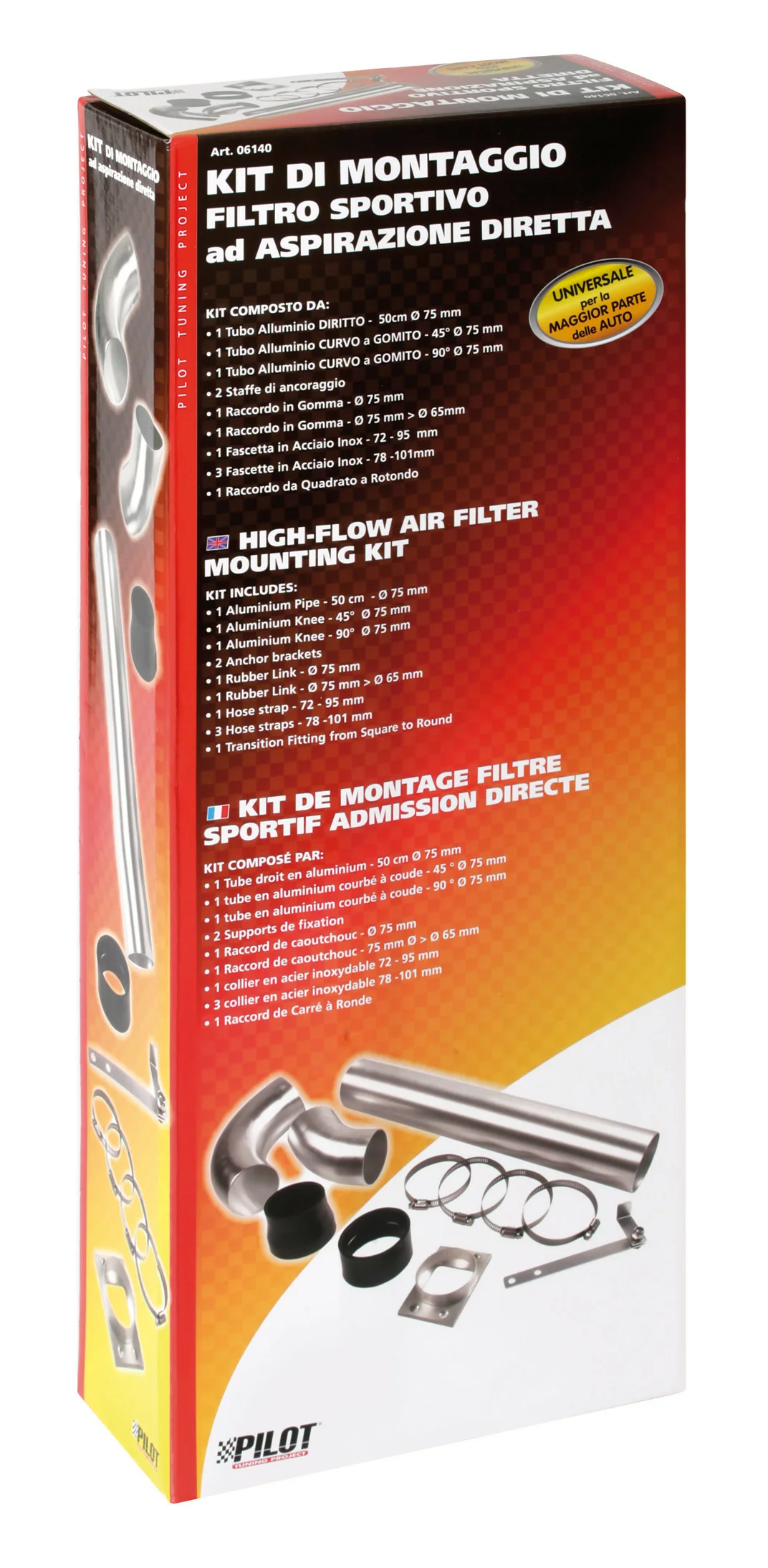 Kit montaj filtre aer tuning