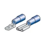Kit papuci electrici 40buc, mama,tata - 6,3x0,8mm - Albastru