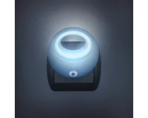 Lampa de veghe cu LED si senzor de lumina - albastra
