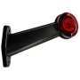 Lampa gabarit camion cu brat 60° cu LED 12/24V Set 2buc Stg/Dr - Alb/Rosu
