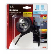 Lampa gabarit camion Ilumia cu 2 LED-uri 24V - Alb/Rosu - Stanga