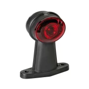 Lampa gabarit camion Ilumia cu brat scurt - cu 2 LED-uri 24V - Alb/Rosu