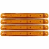 Lampa gabarit cu 12 LED-uri 12/24V set 4buc Cridem - Galben