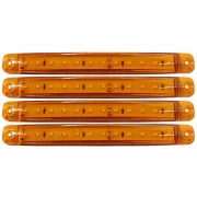 Lampa gabarit cu 12 LED-uri 12/24V set 4buc Cridem - Galben
