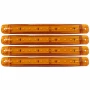 Lampa gabarit cu 12 LED-uri 12/24V set 4buc Cridem - Galben