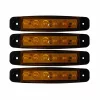 Lampa gabarit cu 6 LED-uri 12/24V set 4buc - Galben