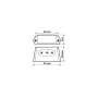Lampa iluminat numar inmatriculare A-ion 3 SMD 12V12V A-ion