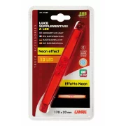 Lampa pozitie suplimentara 13LED Neon Effect 170x20mm 12/24V - Rosu