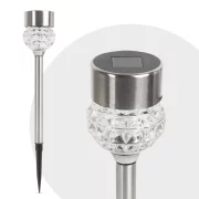 Lampă solară cu LED pentru grădină, din sticlă