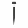 Lampa solara LED, alb rece - negru - Material plastic