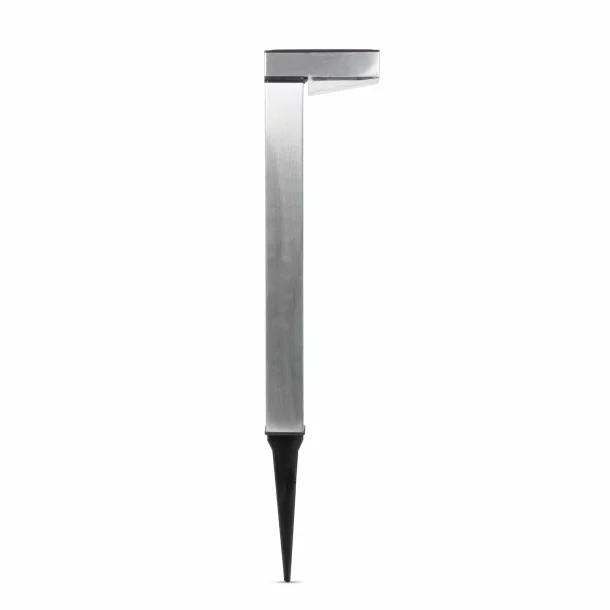 Lampă solară LED, alb rece - Satinat - Metal