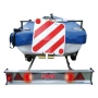 Lampa stop basic cu 4 functii 12V Rosu/Galben
