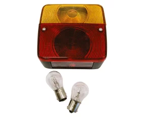 Lampa stop spate cu 4 functii + 2 becuri 11x10x5cm 1buc. - 12V