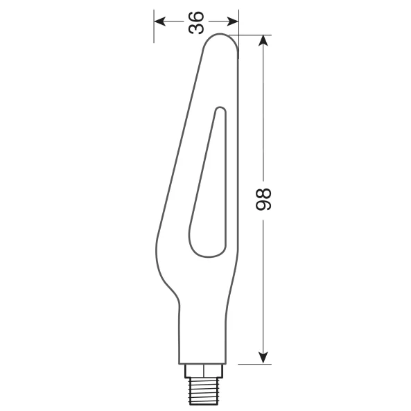 Lampi semnalizare directie mers lumina secventiala Glory SQ LED 12V 2buc