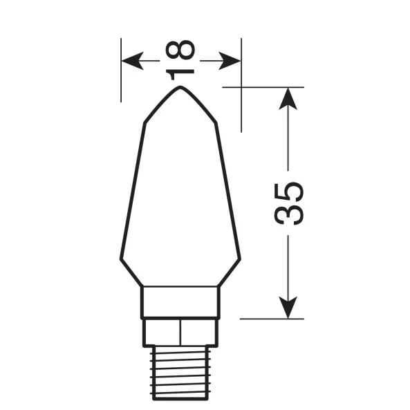 Lampi semnalizare directie mers Micro LED 12V 2buc - Negru