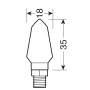 Lampi semnalizare directie mers Micro LED 12V 2buc - Negru