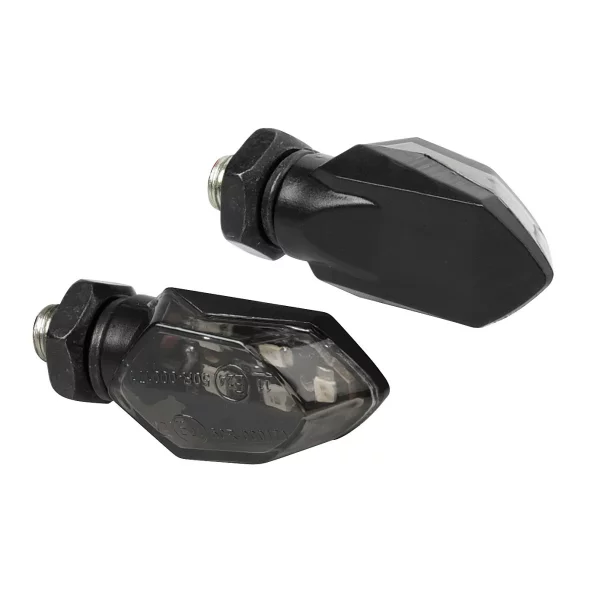 Lampi semnalizare directie mers Micro LED 12V 2buc - Negru