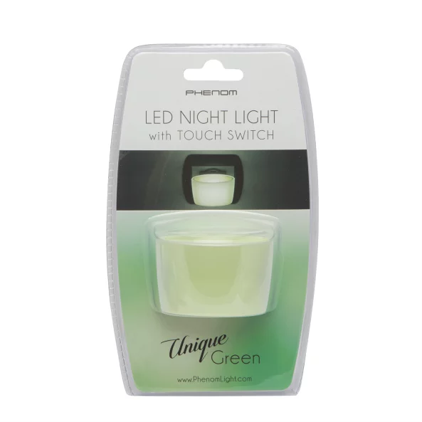 Lumina de veghe LED cu senzor tactil - verde