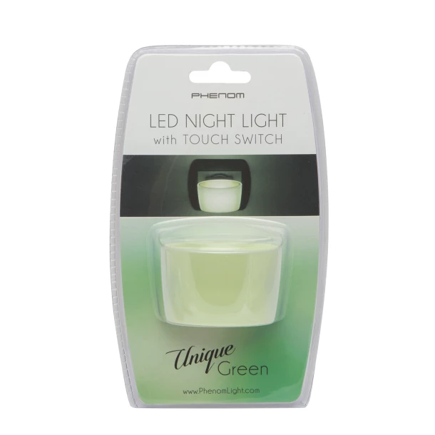 Lumina de veghe LED cu senzor tactil - verde