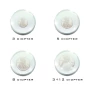 Lupă cu magnificare x5  pentru lampa de lucru LED - cod 10796