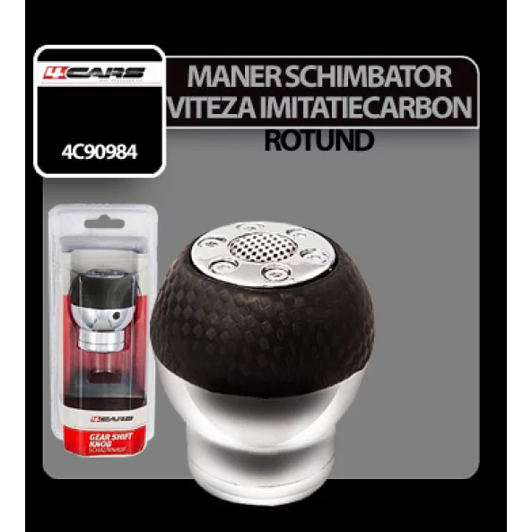 Maner schimbator viteza imitatie fibre carbon rotund 4Cars