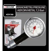 Manometru presiune aer din metal 7,5Bar 4Cars - Resigilat