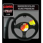 Manson volan Kuro Premium - S - Ø 35-37cm - Negru