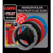 Manson volan piele Pilot - Lampa - L - Ø 37-39cm - Negru