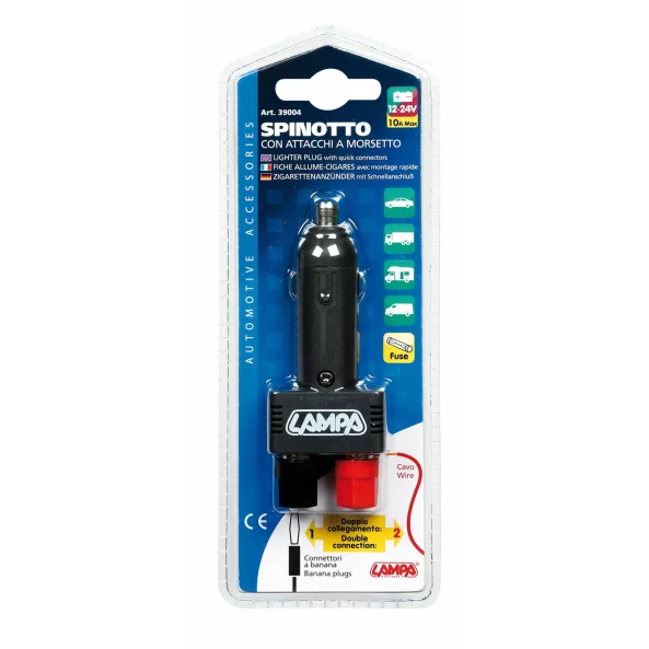Mufa bricheta cu conectori rapizi 12/24V