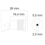 Mufa CCmontabil5.5/2.5