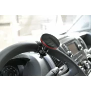 Nuca rotire volan Spinny Line - Carbon/Rosu