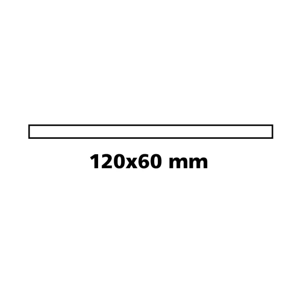 Oglinda interioara ovala cu ventuza 120x60mm