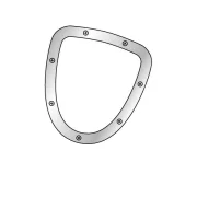 Ornament burduf schimbator crom - H