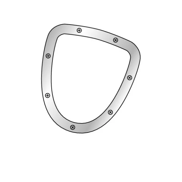 Ornament burduf schimbator crom - H