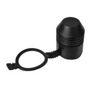 Ornament protectie carlig remorcare cu inel - Negru