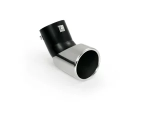 Ornament toba esapament curbat TS-45, din otel inoxidabil lustruit, racordare Ø50-63mm