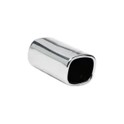 Ornament toba esapament TS-18 L, din otel inoxidabil lustruit, racordare Ø45-55mm