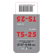 Ornament toba esapament TS-25, din otel inoxidabil lustruit, racordare Ø37-42mm