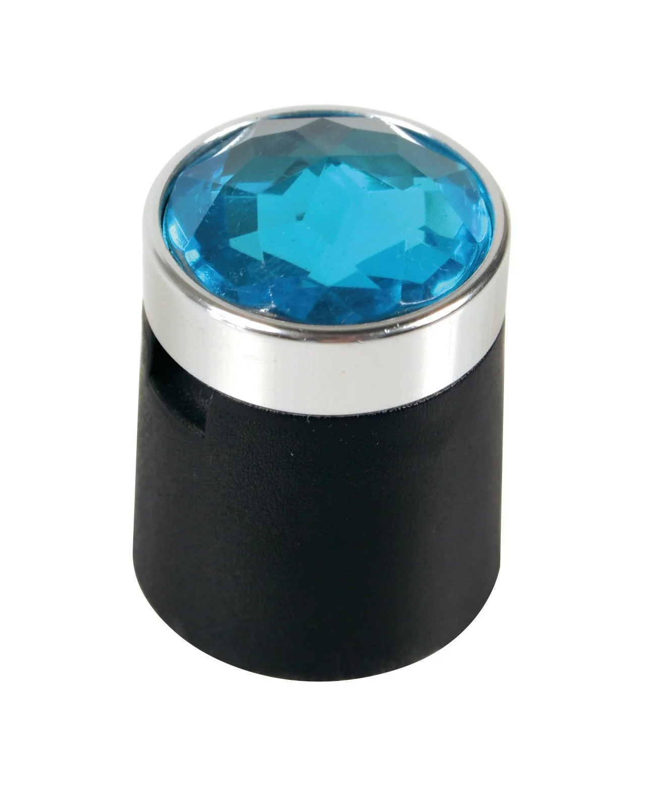 Ornamente prezoane crystal 20buc - Hex 17mm - Albastru