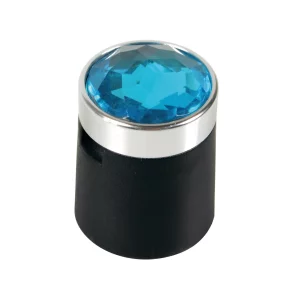 Ornamente prezoane crystal 20buc - Hex 17mm - Albastru - Resigilat