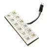 Panou cu 12 Hyper-Led 20x60mm - 12V - Alb