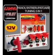 Panou intrerupatoare tuning 5 in 1 12V
