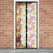 Perdea anti-tantari pt. usi cu inchidere magnetica- 100 x 210 cm „Fluturi colorati”