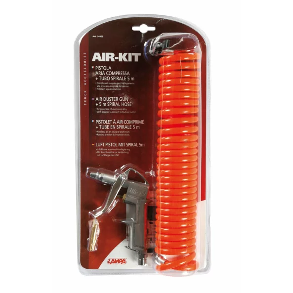 Pistol aer curatat praful cu furtun spiralat 5ml