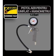 Pistol aer pentru umflat cu manometru Kamar