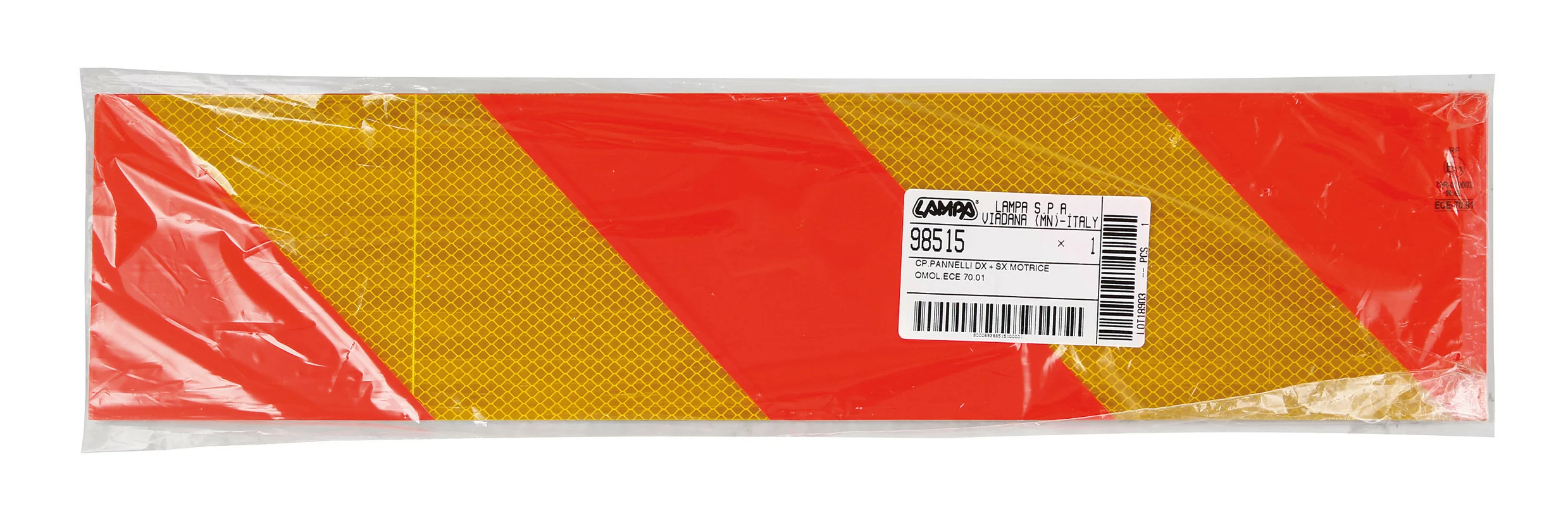 Placi identificare vehicule grele-lungi (dungi) 2buc Lampa