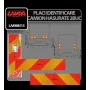 Placi identificare vehicule grele-lungi (dungi) 2buc Lampa