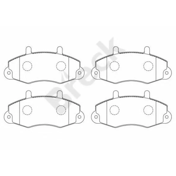 Placute frana fata Ford Tranzit (91-00)
