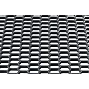 Plasa grila spoiler plastic Negru - Hexagon mare 15x35mm - 120x40cm